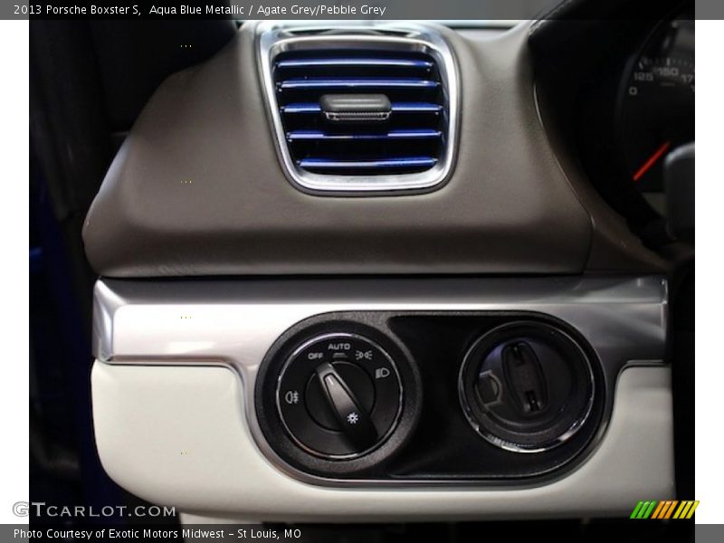 Controls of 2013 Boxster S