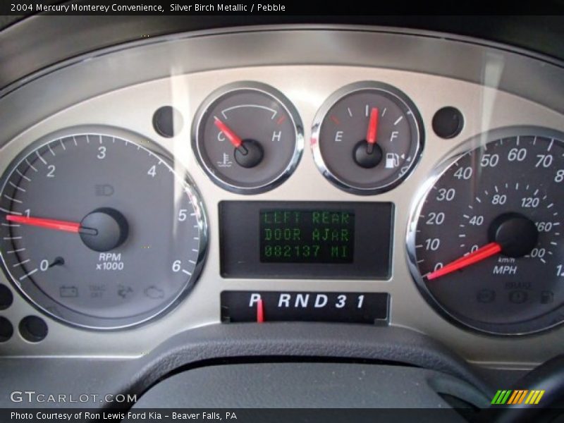 Silver Birch Metallic / Pebble 2004 Mercury Monterey Convenience