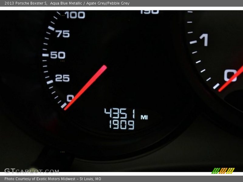 Aqua Blue Metallic / Agate Grey/Pebble Grey 2013 Porsche Boxster S