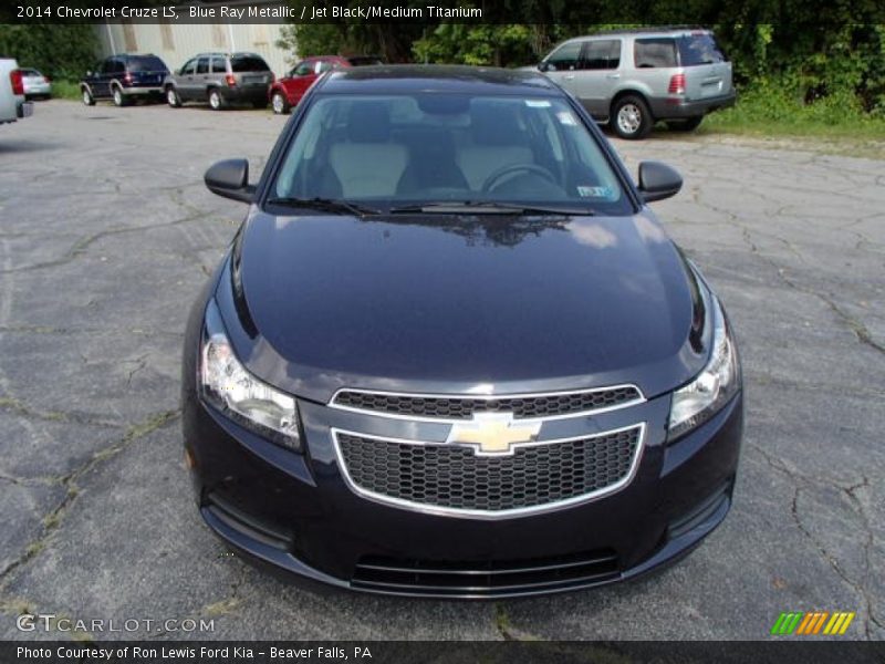 Blue Ray Metallic / Jet Black/Medium Titanium 2014 Chevrolet Cruze LS