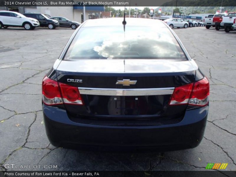 Blue Ray Metallic / Jet Black/Medium Titanium 2014 Chevrolet Cruze LS