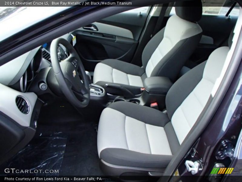 Blue Ray Metallic / Jet Black/Medium Titanium 2014 Chevrolet Cruze LS