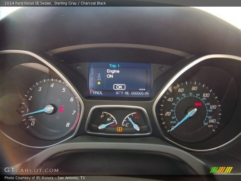 Sterling Gray / Charcoal Black 2014 Ford Focus SE Sedan