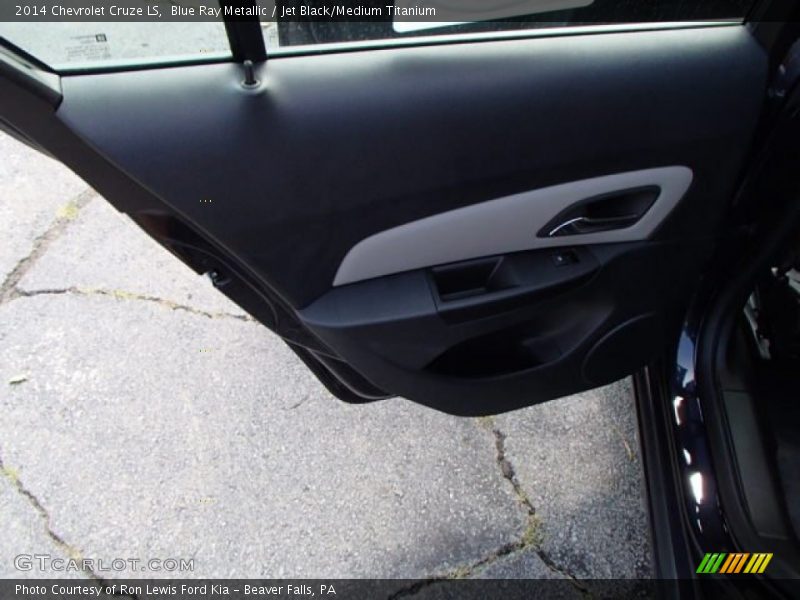 Blue Ray Metallic / Jet Black/Medium Titanium 2014 Chevrolet Cruze LS