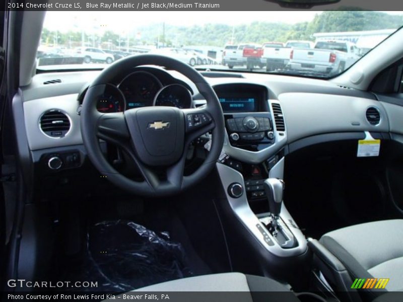 Blue Ray Metallic / Jet Black/Medium Titanium 2014 Chevrolet Cruze LS
