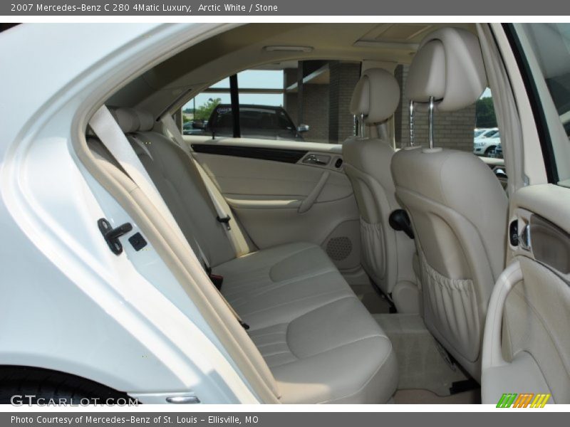 Arctic White / Stone 2007 Mercedes-Benz C 280 4Matic Luxury