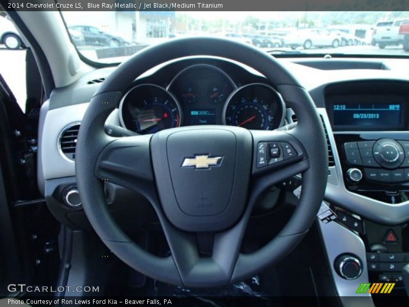 Blue Ray Metallic / Jet Black/Medium Titanium 2014 Chevrolet Cruze LS