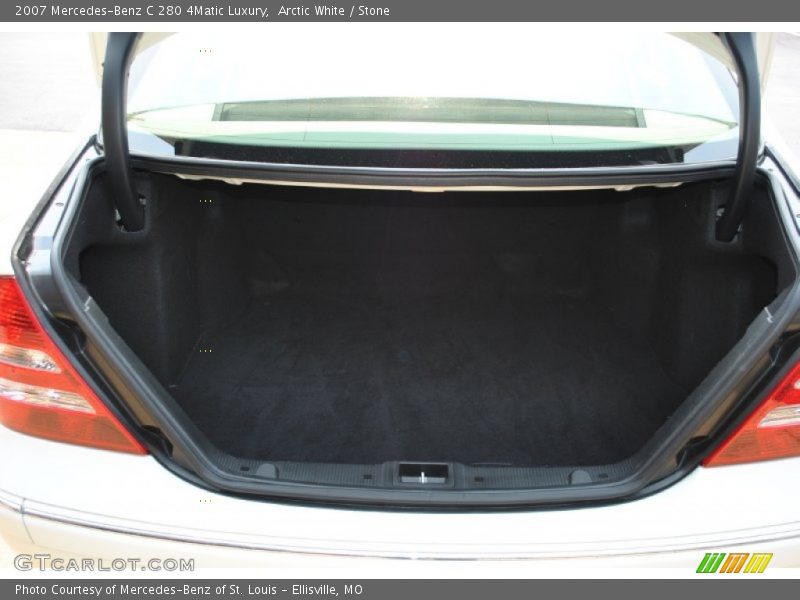 Arctic White / Stone 2007 Mercedes-Benz C 280 4Matic Luxury