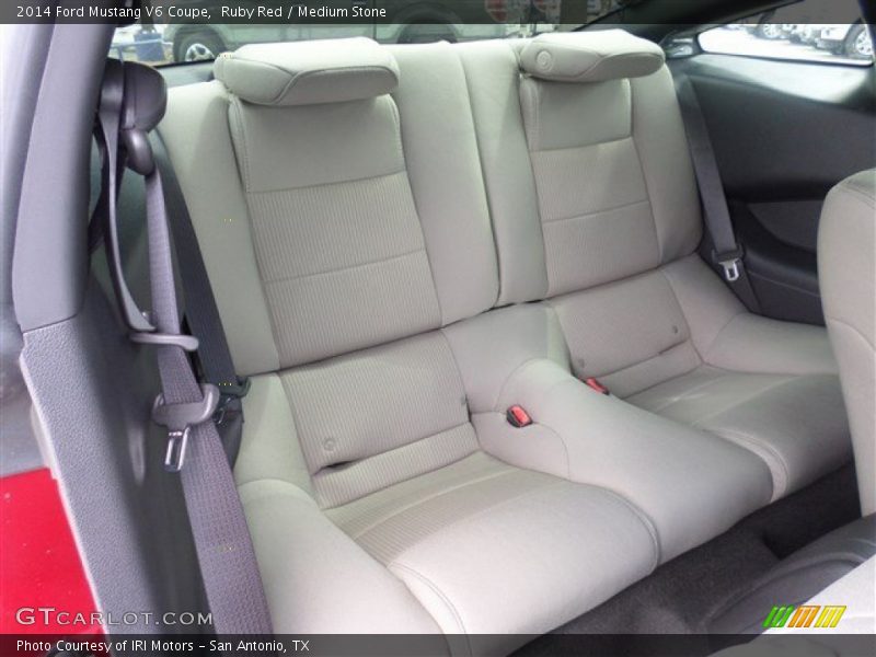Ruby Red / Medium Stone 2014 Ford Mustang V6 Coupe