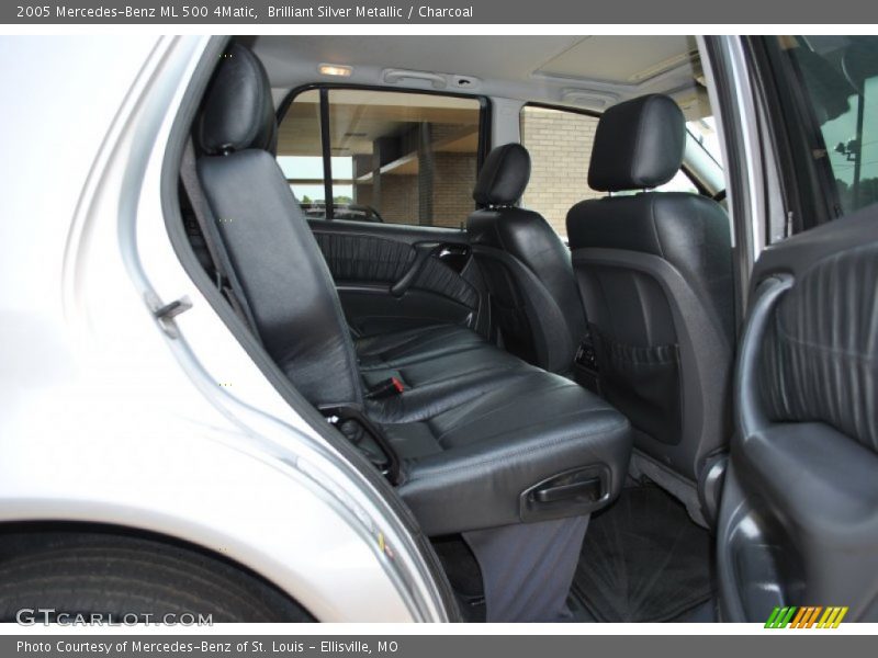 Brilliant Silver Metallic / Charcoal 2005 Mercedes-Benz ML 500 4Matic