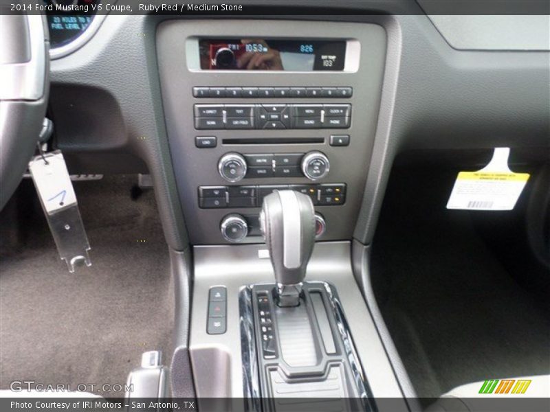 Ruby Red / Medium Stone 2014 Ford Mustang V6 Coupe