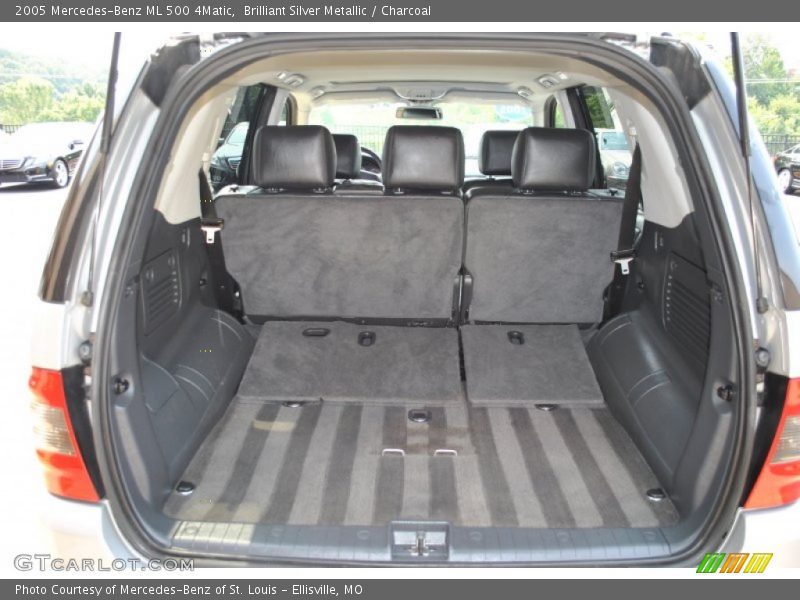 Brilliant Silver Metallic / Charcoal 2005 Mercedes-Benz ML 500 4Matic