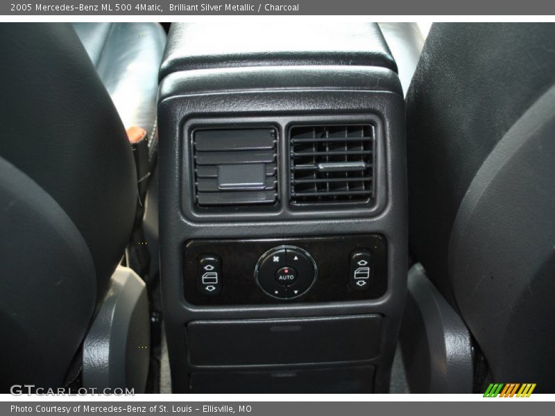 Brilliant Silver Metallic / Charcoal 2005 Mercedes-Benz ML 500 4Matic
