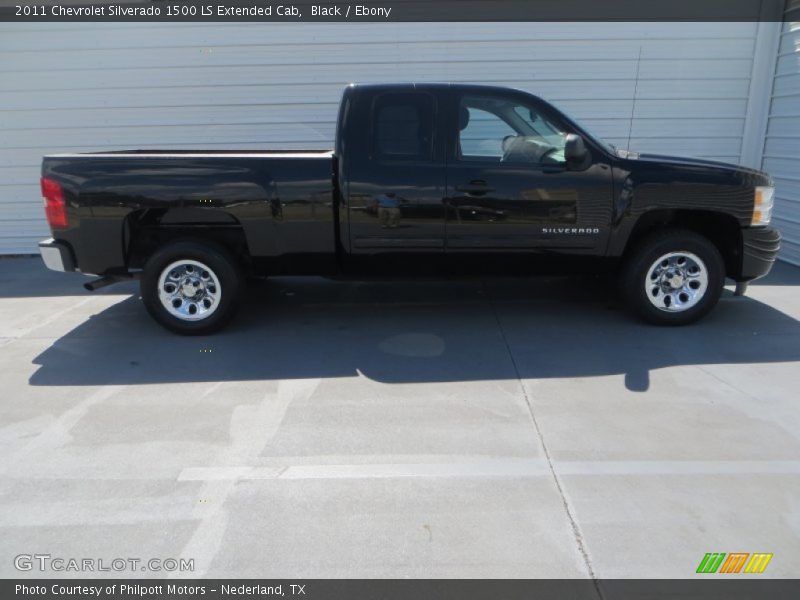 Black / Ebony 2011 Chevrolet Silverado 1500 LS Extended Cab