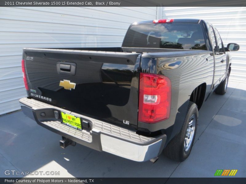 Black / Ebony 2011 Chevrolet Silverado 1500 LS Extended Cab