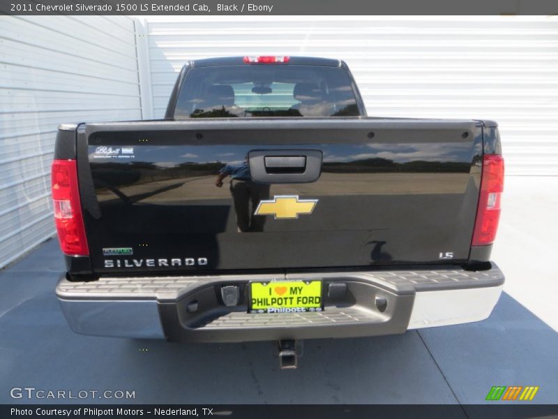 Black / Ebony 2011 Chevrolet Silverado 1500 LS Extended Cab