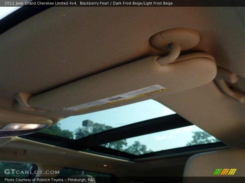 Blackberry Pearl / Dark Frost Beige/Light Frost Beige 2011 Jeep Grand Cherokee Limited 4x4