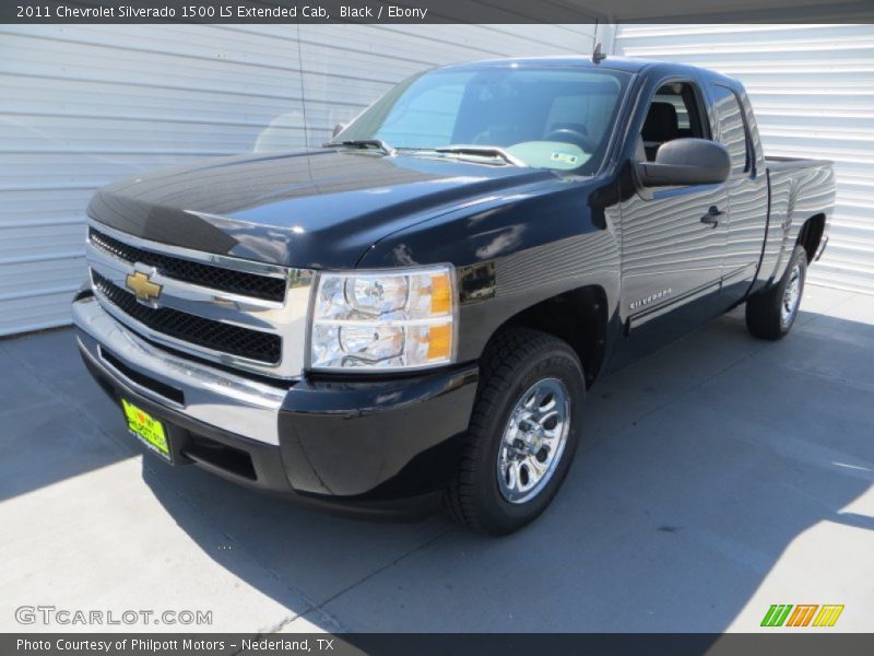 Black / Ebony 2011 Chevrolet Silverado 1500 LS Extended Cab