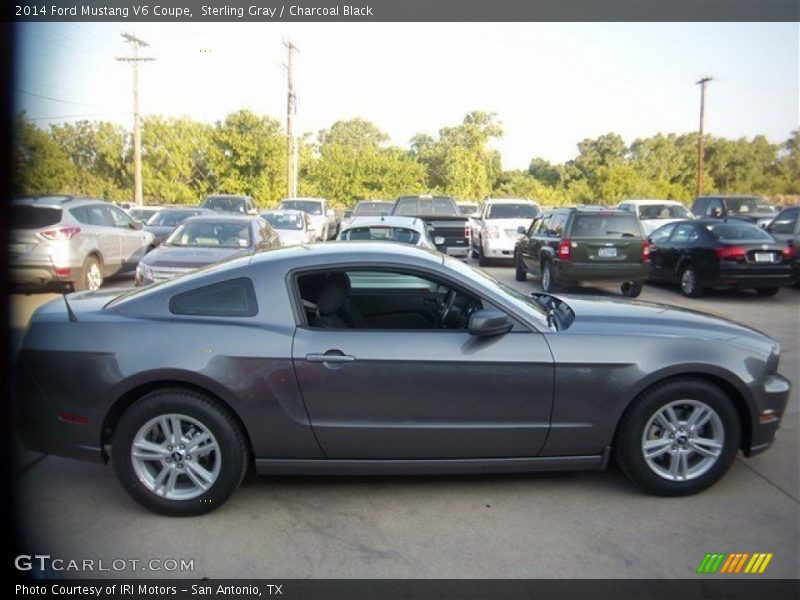 Sterling Gray / Charcoal Black 2014 Ford Mustang V6 Coupe