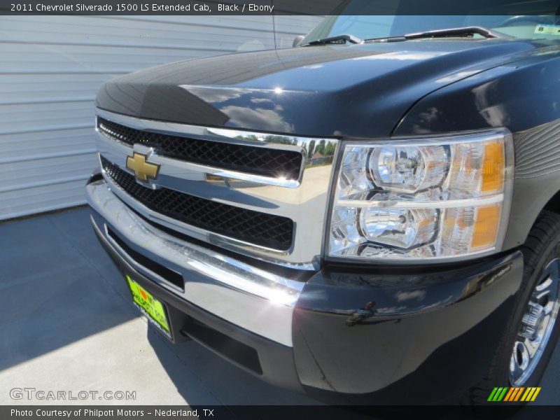 Black / Ebony 2011 Chevrolet Silverado 1500 LS Extended Cab