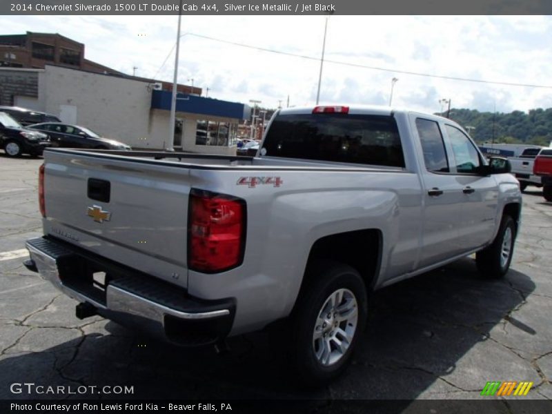 Silver Ice Metallic / Jet Black 2014 Chevrolet Silverado 1500 LT Double Cab 4x4