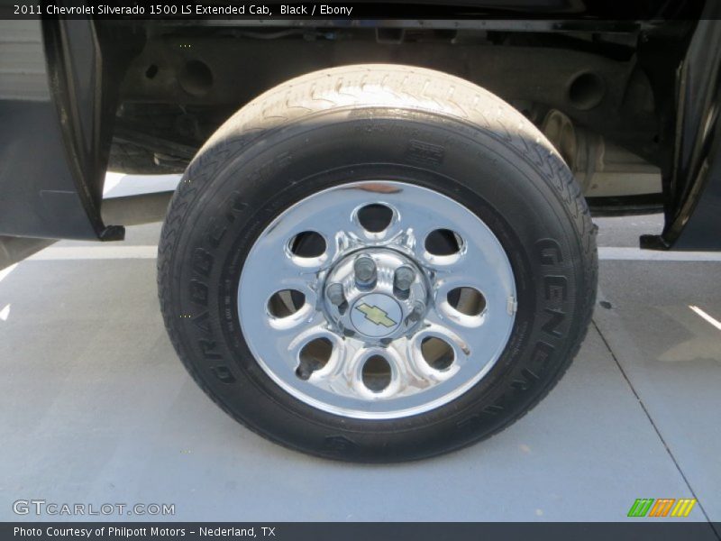 Black / Ebony 2011 Chevrolet Silverado 1500 LS Extended Cab