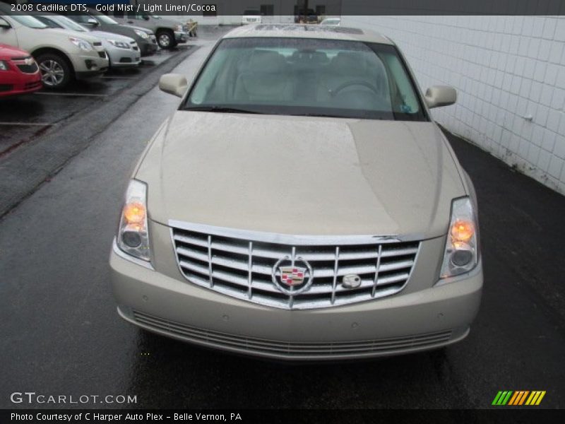 Gold Mist / Light Linen/Cocoa 2008 Cadillac DTS