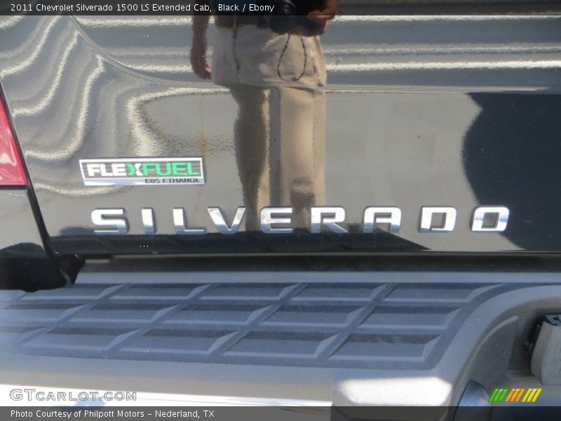 Black / Ebony 2011 Chevrolet Silverado 1500 LS Extended Cab