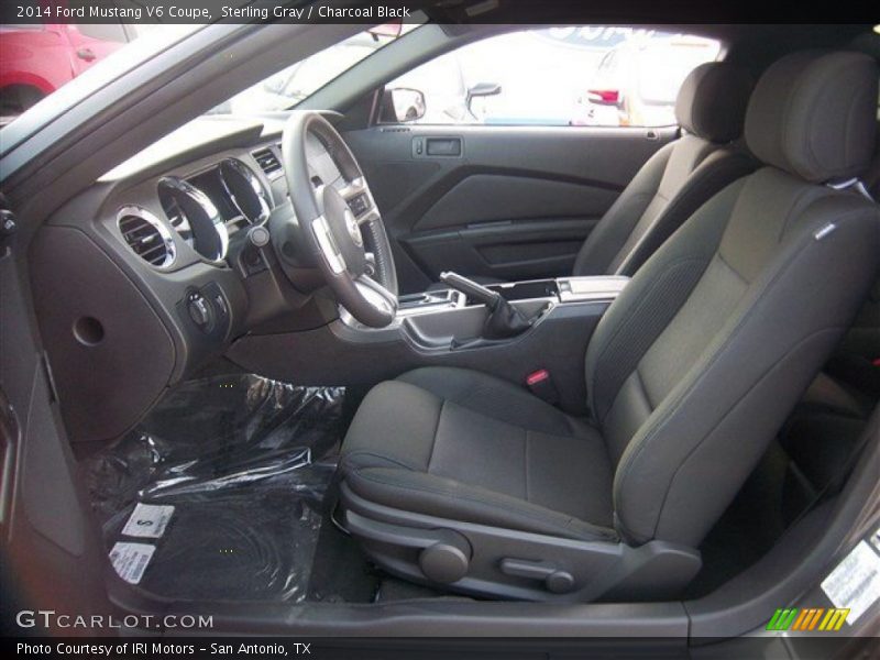 Sterling Gray / Charcoal Black 2014 Ford Mustang V6 Coupe