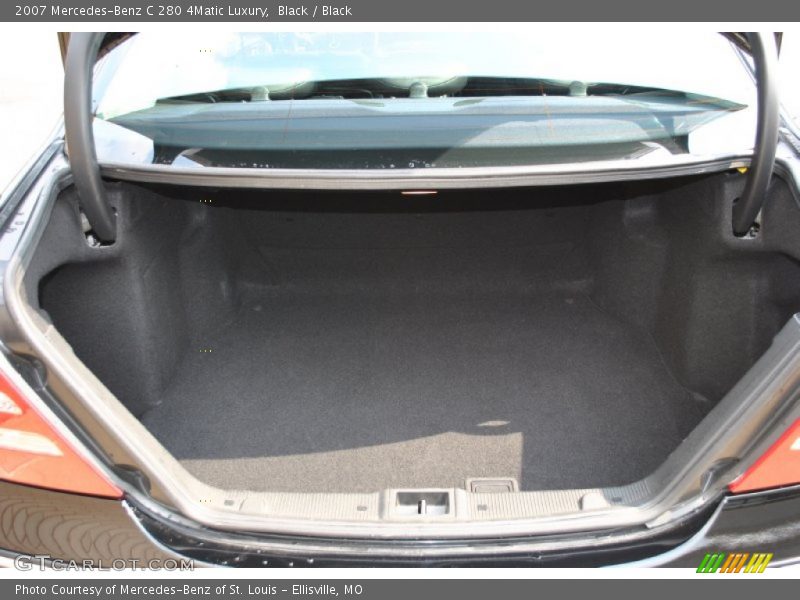 Black / Black 2007 Mercedes-Benz C 280 4Matic Luxury
