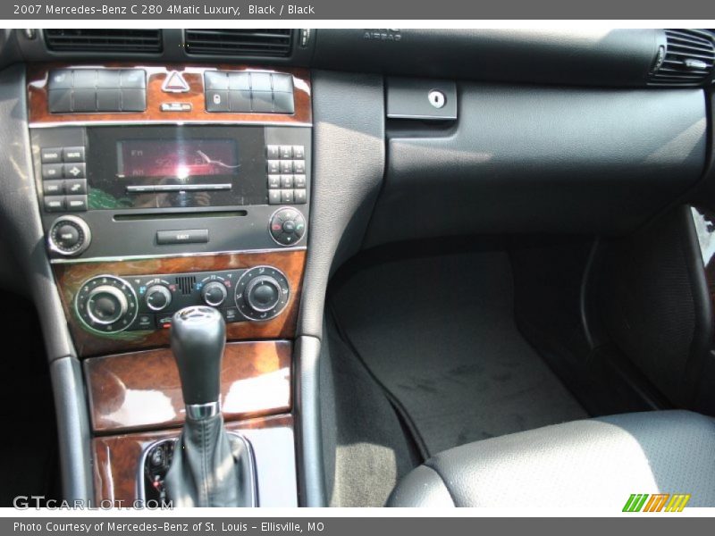 Black / Black 2007 Mercedes-Benz C 280 4Matic Luxury