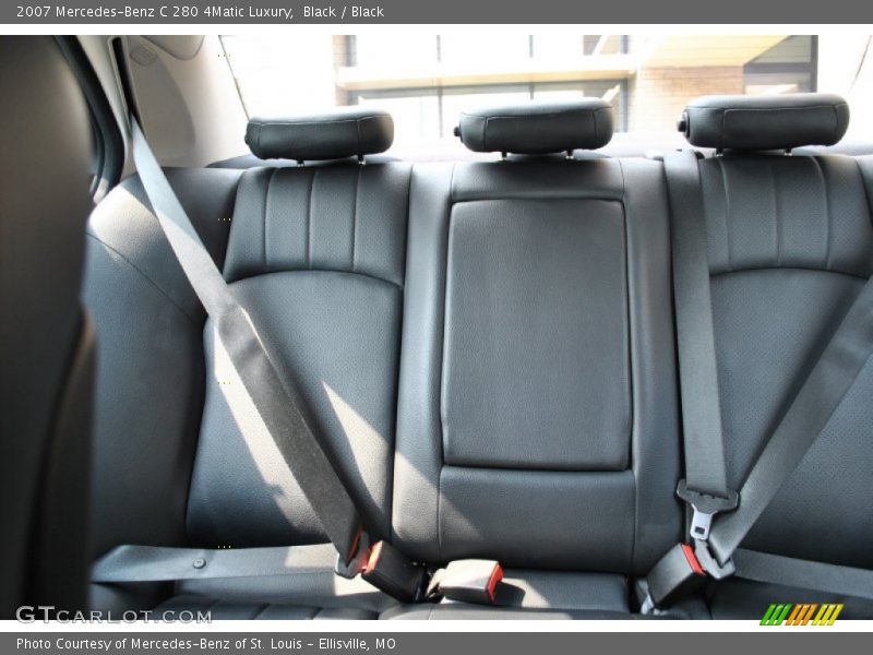Black / Black 2007 Mercedes-Benz C 280 4Matic Luxury