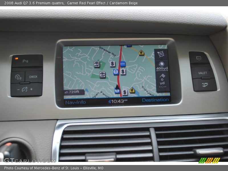 Navigation of 2008 Q7 3.6 Premium quattro