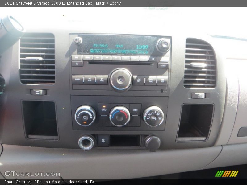 Black / Ebony 2011 Chevrolet Silverado 1500 LS Extended Cab