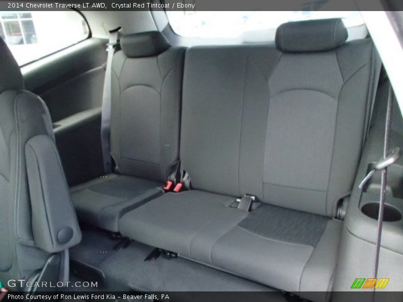 Crystal Red Tintcoat / Ebony 2014 Chevrolet Traverse LT AWD