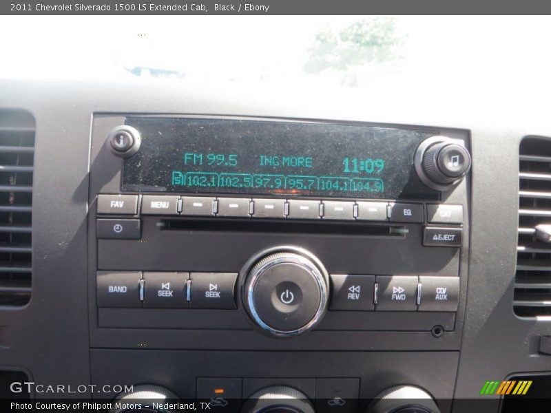 Black / Ebony 2011 Chevrolet Silverado 1500 LS Extended Cab