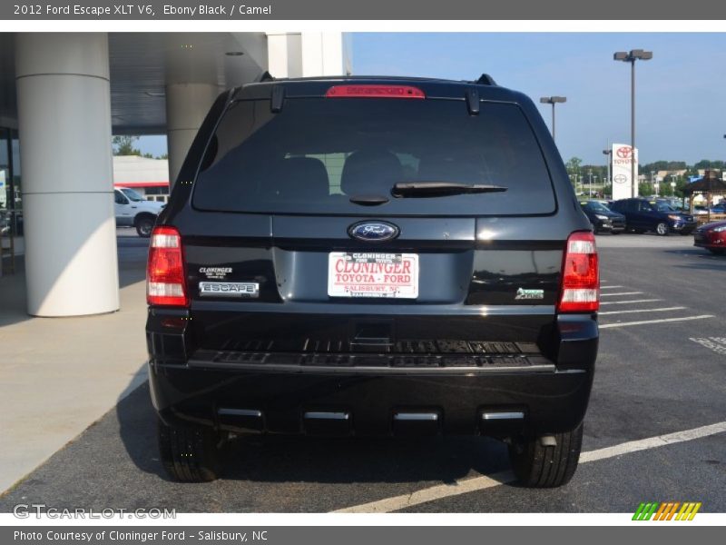 Ebony Black / Camel 2012 Ford Escape XLT V6