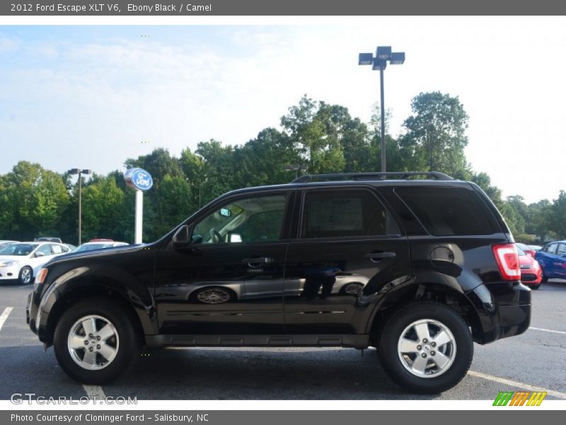 Ebony Black / Camel 2012 Ford Escape XLT V6