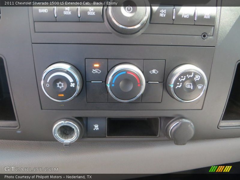 Black / Ebony 2011 Chevrolet Silverado 1500 LS Extended Cab