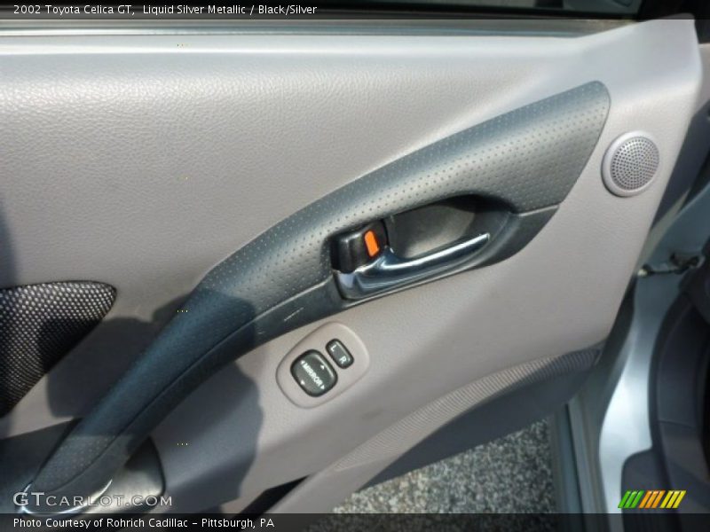 Liquid Silver Metallic / Black/Silver 2002 Toyota Celica GT