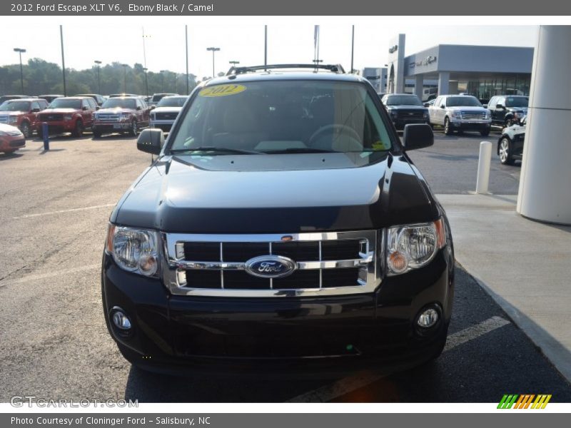 Ebony Black / Camel 2012 Ford Escape XLT V6