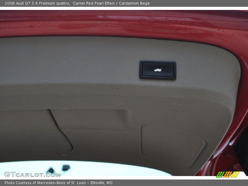 Garnet Red Pearl Effect / Cardamom Beige 2008 Audi Q7 3.6 Premium quattro
