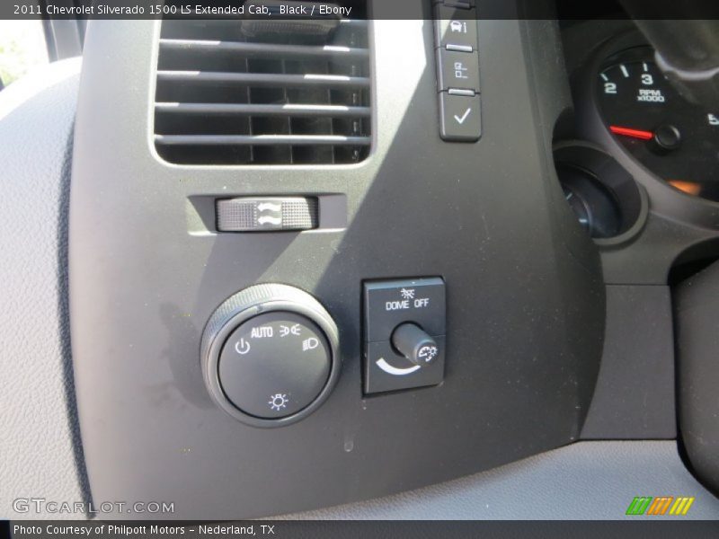 Black / Ebony 2011 Chevrolet Silverado 1500 LS Extended Cab