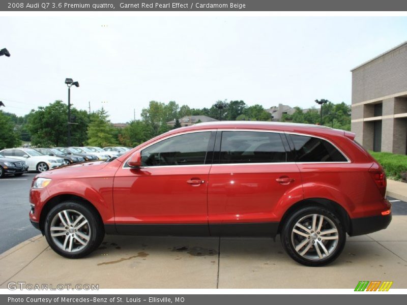  2008 Q7 3.6 Premium quattro Garnet Red Pearl Effect