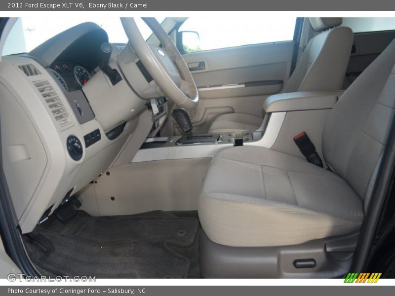 Ebony Black / Camel 2012 Ford Escape XLT V6