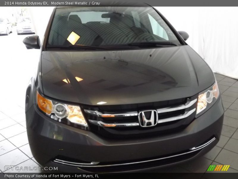 Modern Steel Metallic / Gray 2014 Honda Odyssey EX