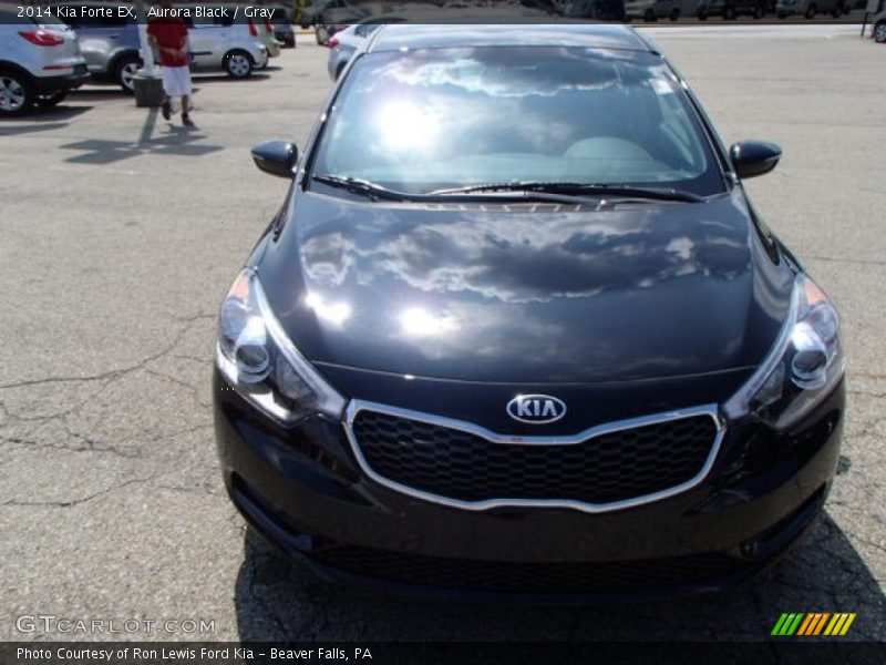 Aurora Black / Gray 2014 Kia Forte EX