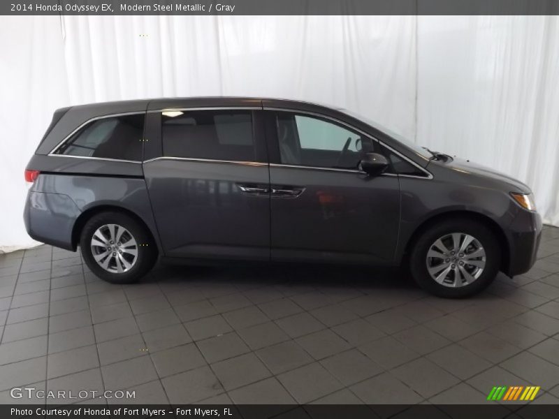 Modern Steel Metallic / Gray 2014 Honda Odyssey EX