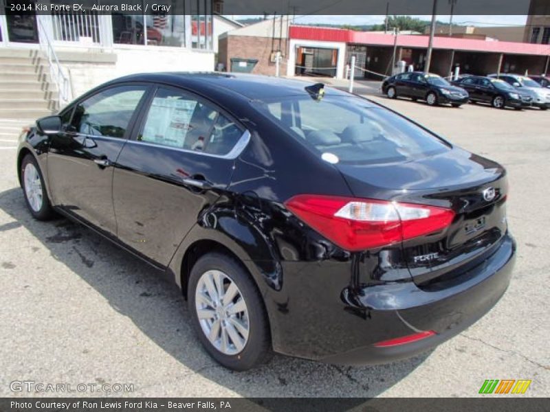 Aurora Black / Gray 2014 Kia Forte EX