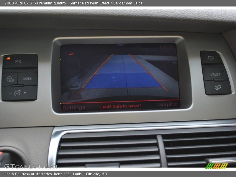Garnet Red Pearl Effect / Cardamom Beige 2008 Audi Q7 3.6 Premium quattro